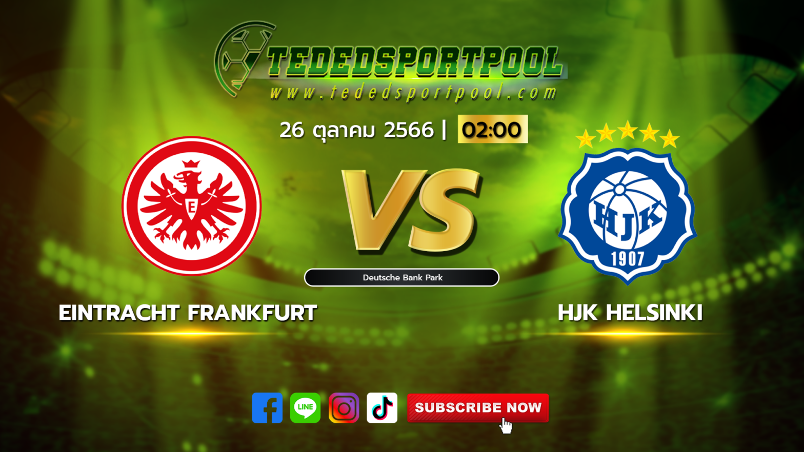 Eintracht Frankfurt vs HJK Helsinki