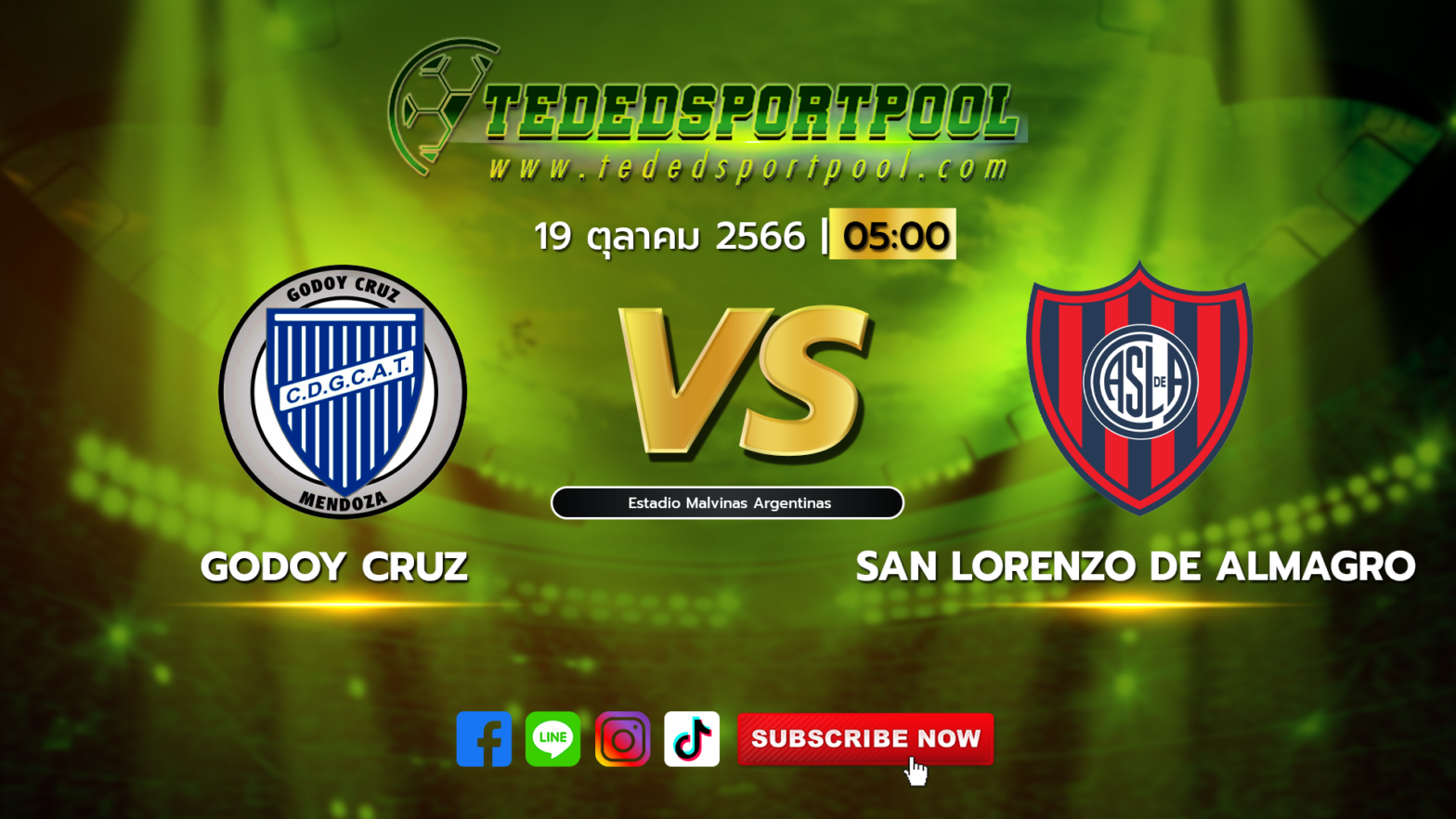 Godoy Cruz vs San Lorenzo de Almagro