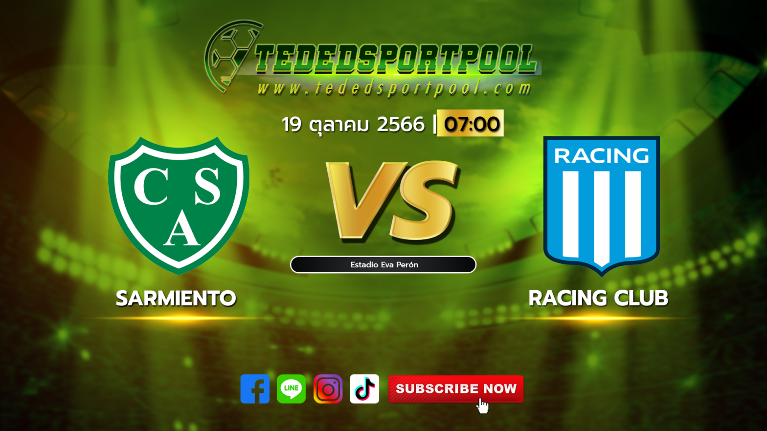 Sarmiento vs Racing Club